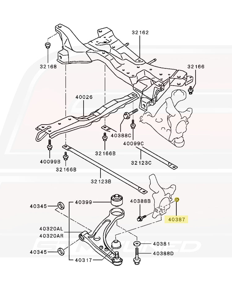MU431006 40387 Evo 7/8/9 Ball Joints