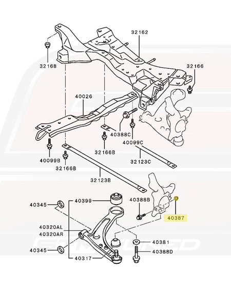 MU431006 40387 Evo 7/8/9 Ball Joints