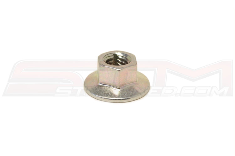 Mitsubishi OEM Brake Pedal and Footrest Nut for Evo X (MU431014)  Image © STM Tuned Inc