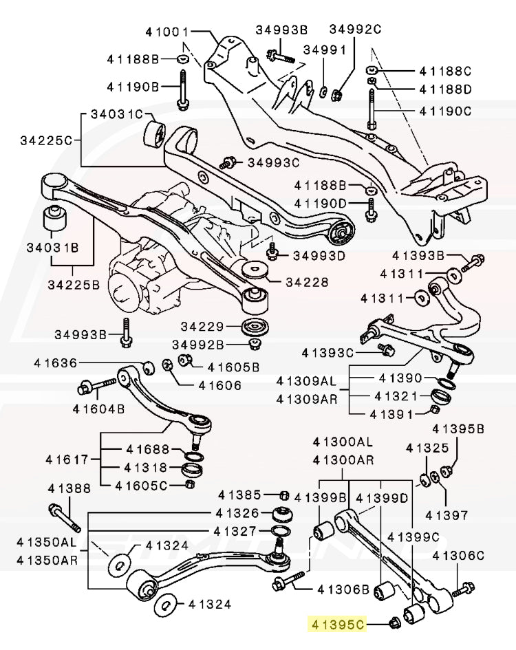 Evo 4/5/6 Rear Suspension Arms