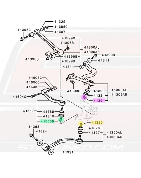 Evo 7/8/9 CT9A Diagram