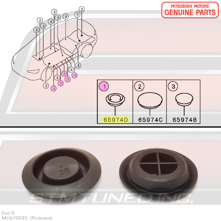 Mitsubishi Body Plugs - Evo X