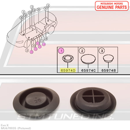 Mitsubishi Body Plugs - Evo X