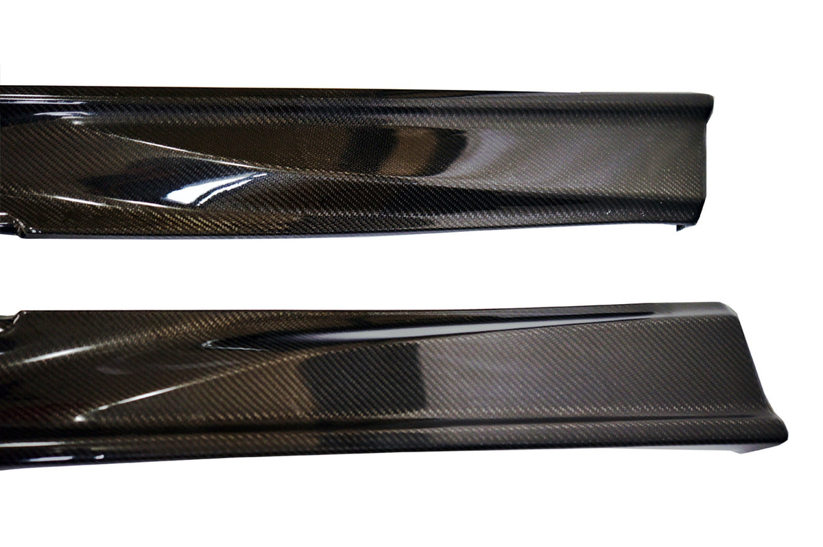 Rexpeed V2 Carbon Fiber Side Skirt Extensions for R35 GTR (N54)