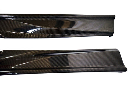 Rexpeed V2 Carbon Fiber Side Skirt Extensions for R35 GTR (N54)