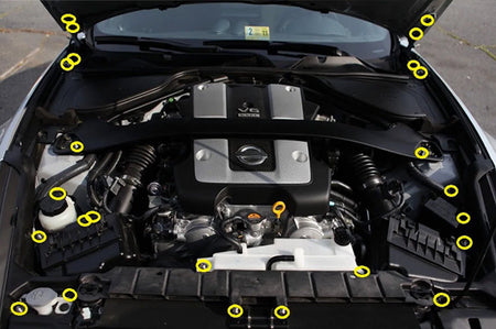Titanium Engine Kit for Nissan 370Z (NIS-012) Installed