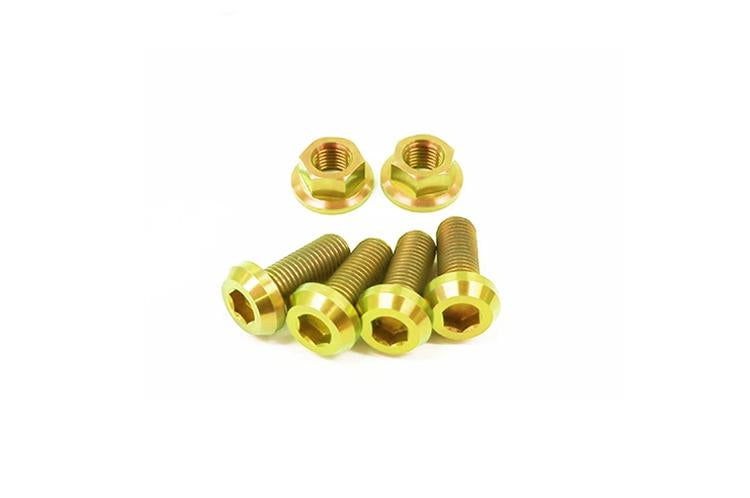 Gold Titanium Strut Tower Kit for Nissan 370Z (NIS-013)