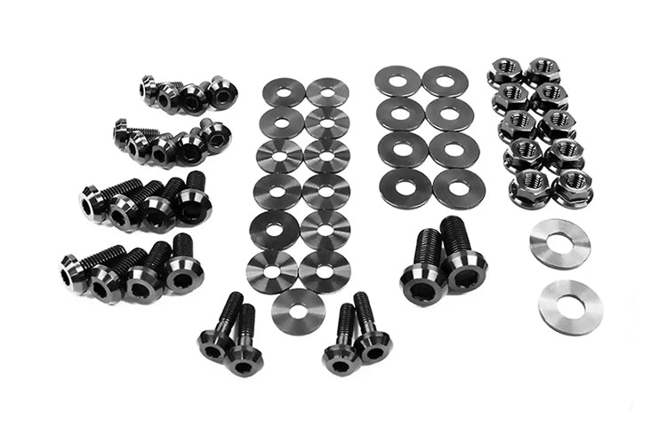 Black Titanium Engine Bay Bolt Kit for R35 GTR