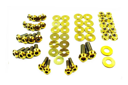 Gold Titanium Engine Bay Bolt Kit for R35 GTR