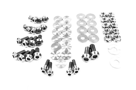 Polished Titanium Engine Bay Bolt Kit for R35 GTR