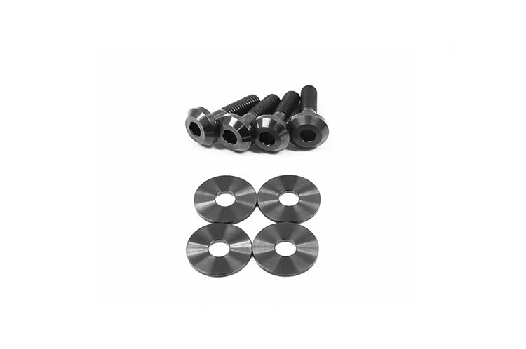 Black Titanium Engine Cover Bolt Kit for R35 GTR (NIS-039)