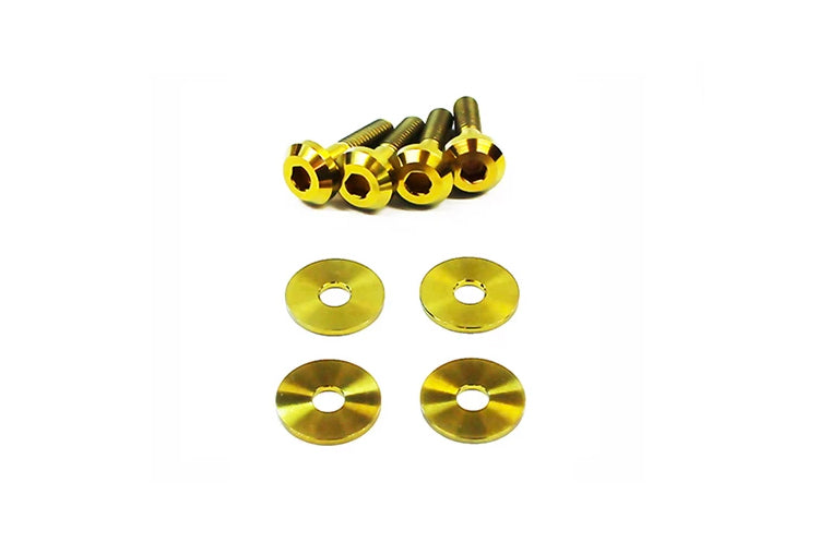 Gold Titanium Engine Cover Bolt Kit for R35 GTR (NIS-039)