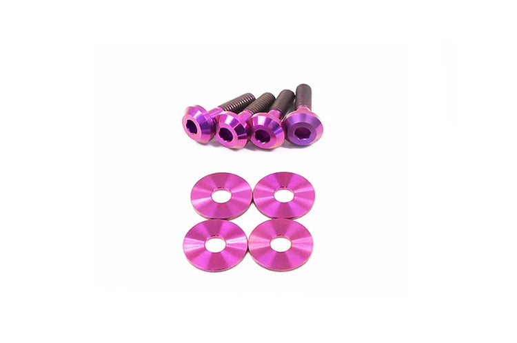 Purple Titanium Engine Cover Bolt Kit for R35 GTR (NIS-039)