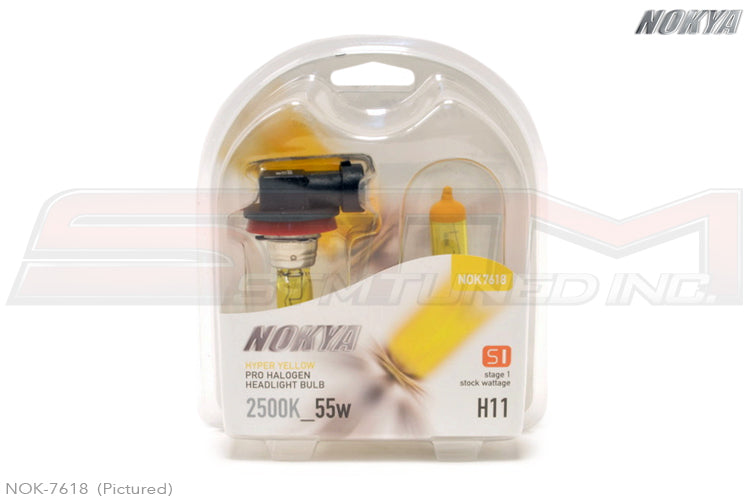 Nokya Hyper Yellow Pro Halogen Foglight Bulbs - Evo 8/9/X 