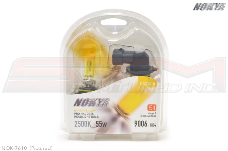 Nokya Hyper Yellow Pro Halogen Foglight Bulbs - Evo 8/9 