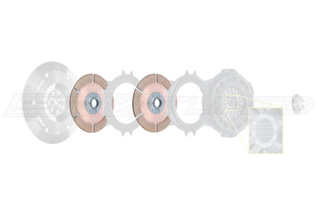 PTT Clutch Discs for Evo 7/8/9 (PJ226T63 PJ276T63 PJ236T63 PJ286T63)