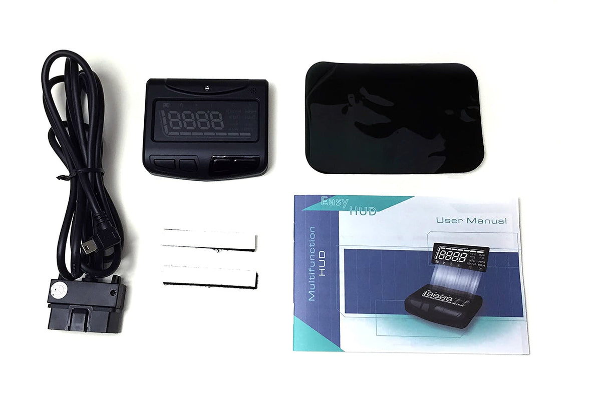 Prosport HUD Head's Up Display with Boost (PSHUDOBDII-2)