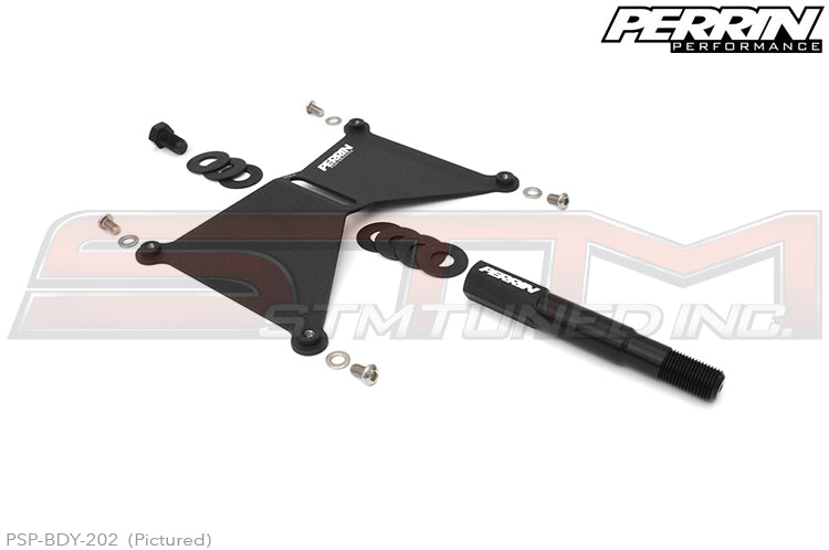 PERRIN Front License Plate Relocate Bracket - 2015-2017 WRX/STi