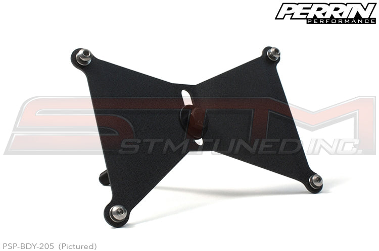 PERRIN Front License Plate Relocate Bracket - 2018 WRX/STi