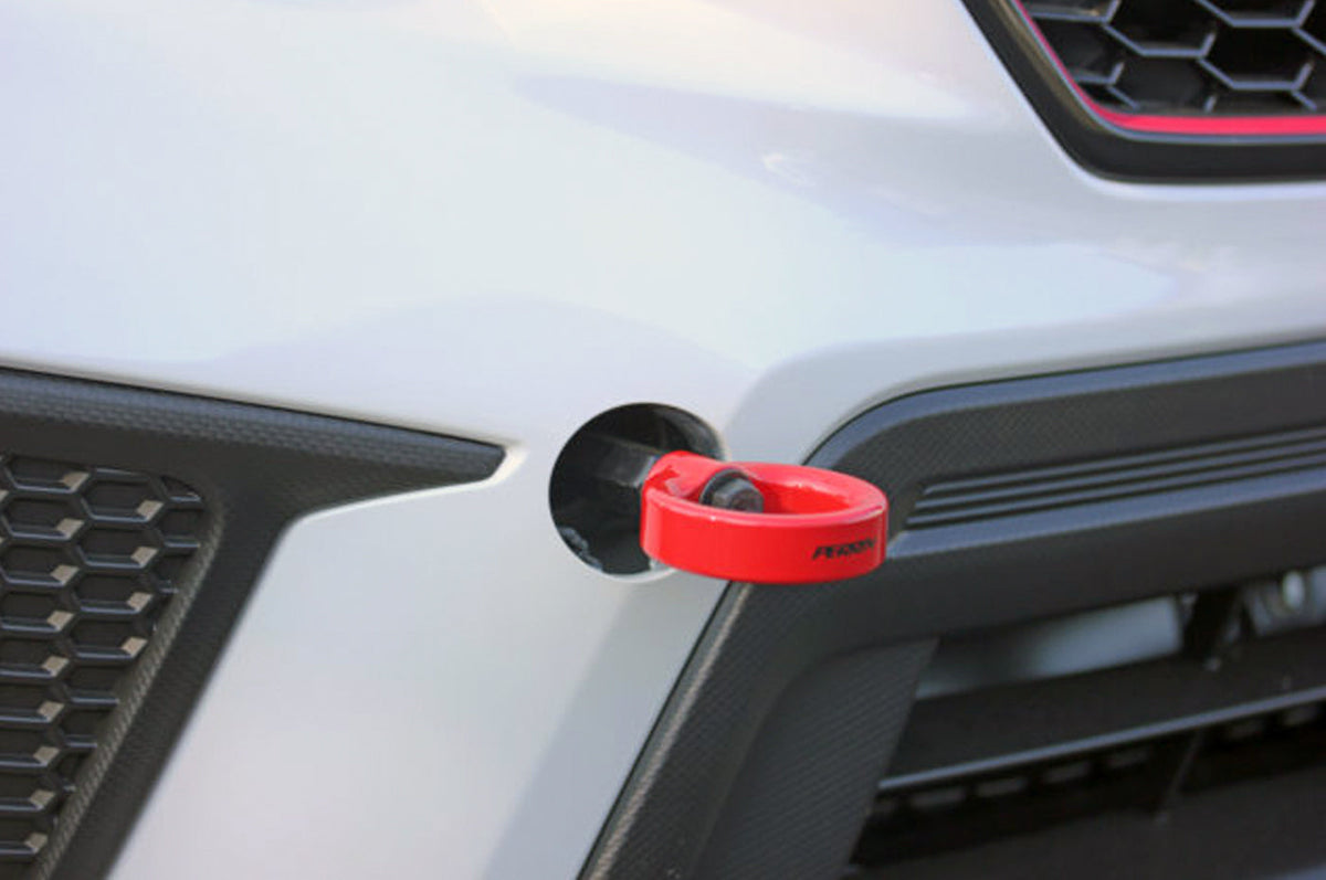 Perrin Show Tow Hook for 2022 WRX Installed