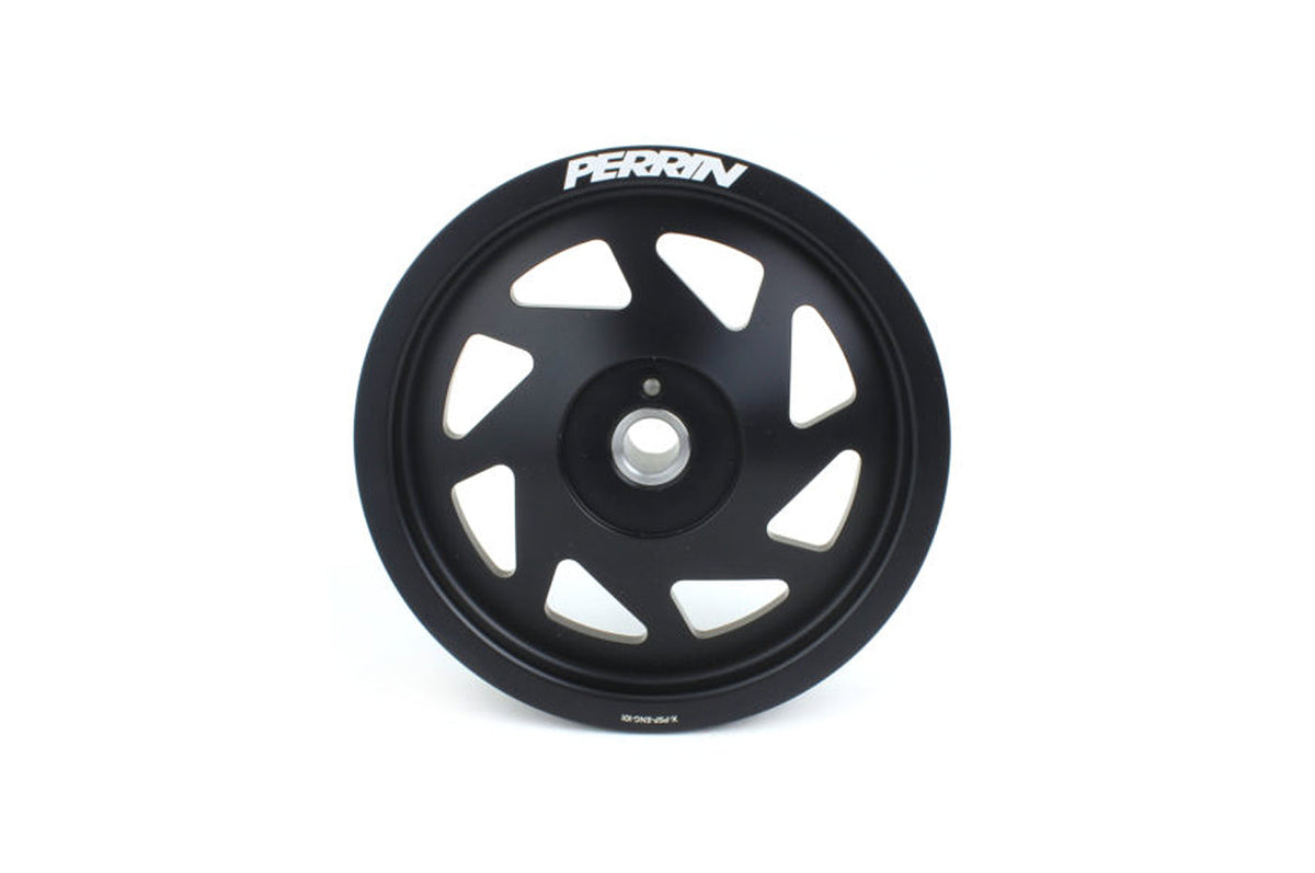Perrin Lightweight Crank Pulley (Black) for 2022+ WRX