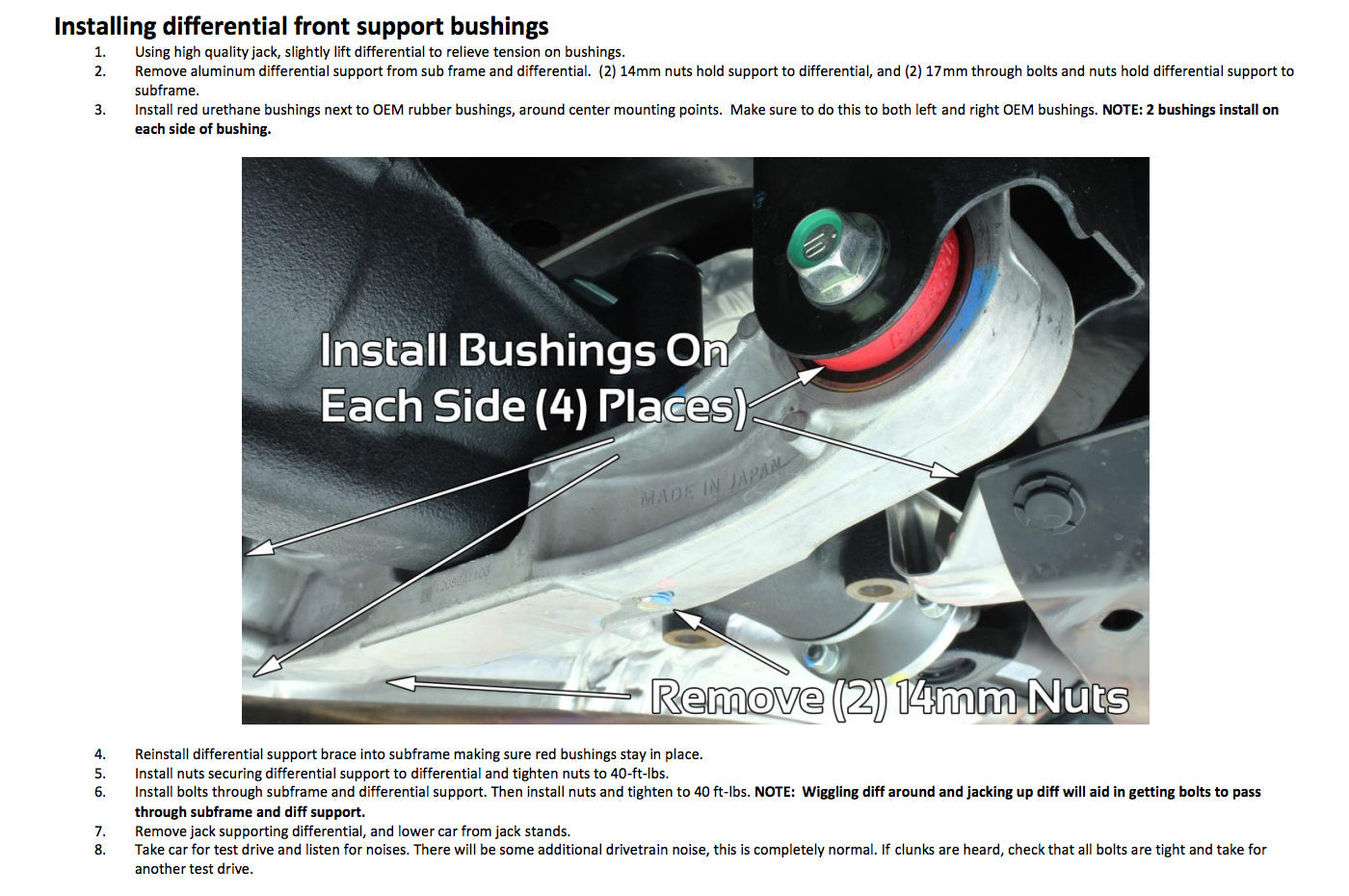 Perrin Diff Lockdown for 2008-2014 WRX/STi (PSP-SUS-535)