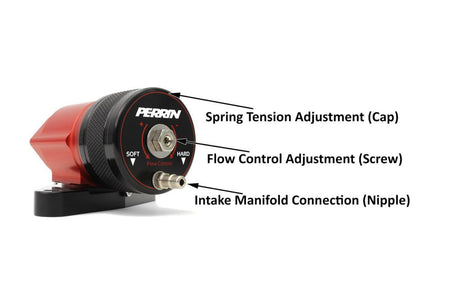 Perrin Bypass Valve for 2015-2021 WRX (PSP-TAC-615RD)