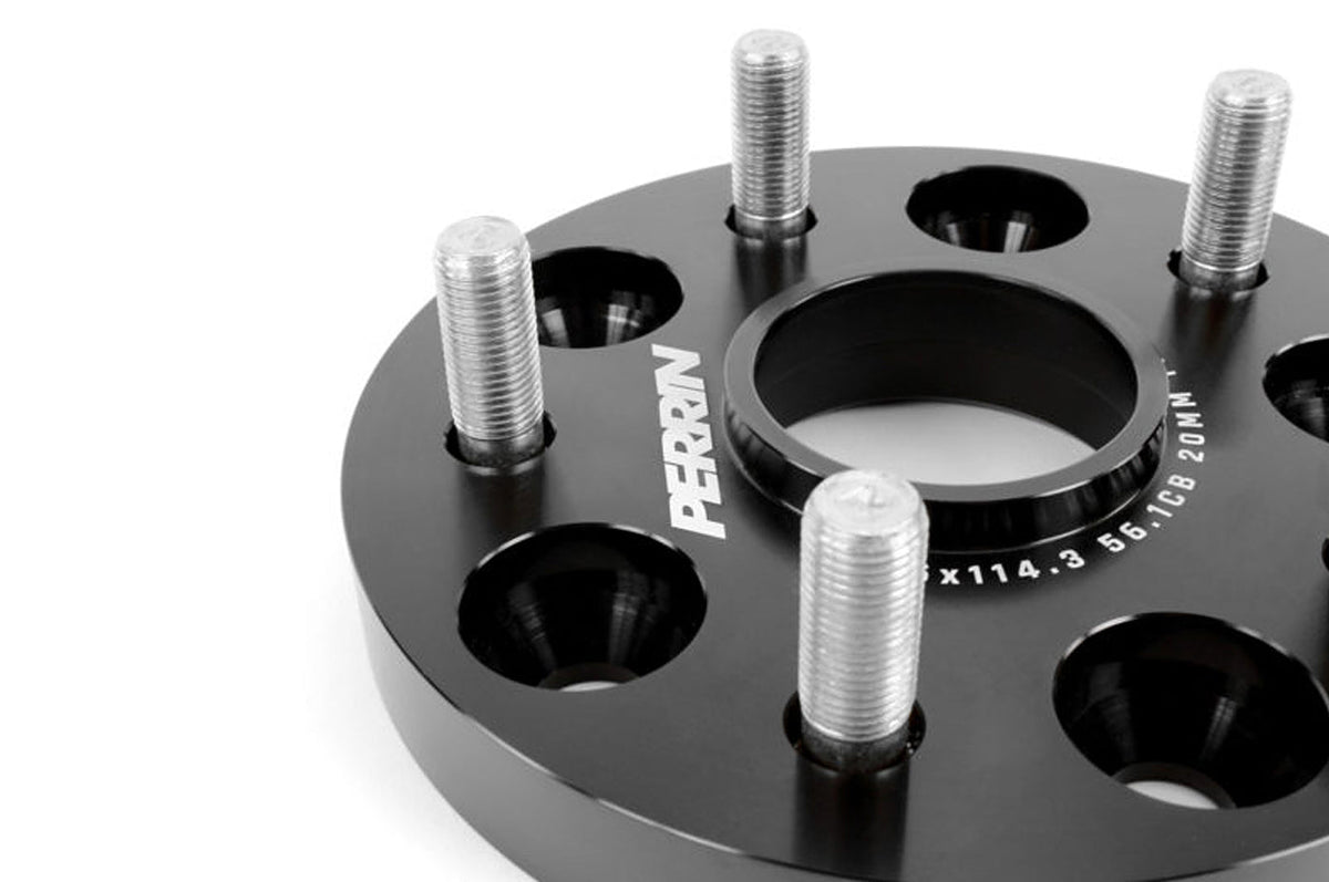 Perrin 20mm Wheel Spacers for 15-22 WRX / 04+STi (PSP-WHL-020BK)