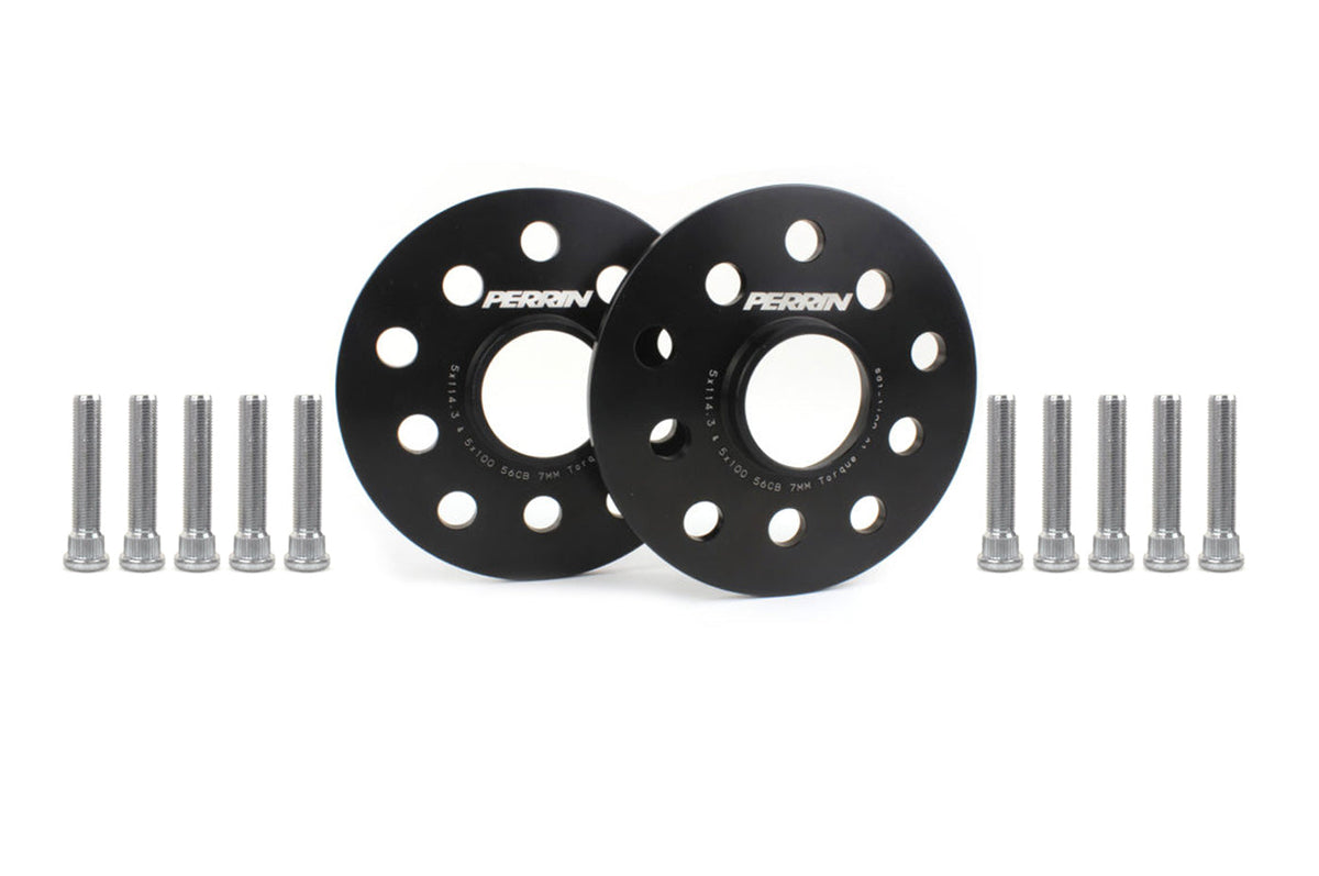 Perrin 7mm Wheel Spacers for WRX STi BRZ (PSP-WHL-107BK)