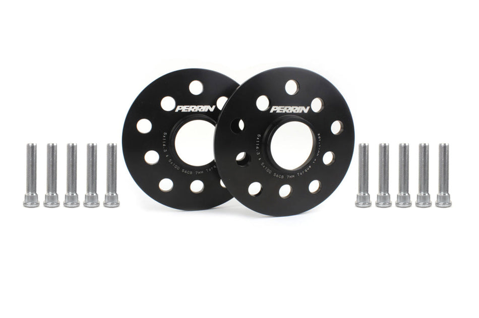 Perrin 7mm Wheel Spacers for WRX STi BRZ (PSP-WHL-107BK)