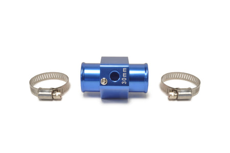 Prosport Water Temperature Sender Radiator Hose Adaptor 30mm Blue