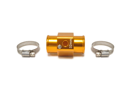 Prosport Water Temperature Sender Radiator Hose Adaptor 32mm Gold