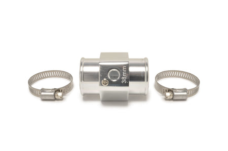 Prosport Water Temperature Sender Radiator Hose Adaptor 38mm Silver