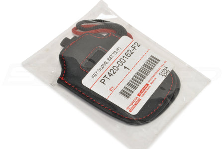 Lexus F Sport Black & Red Leather Key Gloves (PT420-00162-F2)