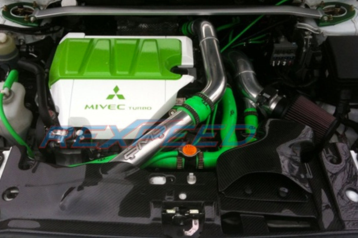 Rexpeed Carbon Fiber Radiator Shroud for Evo X (R134)
