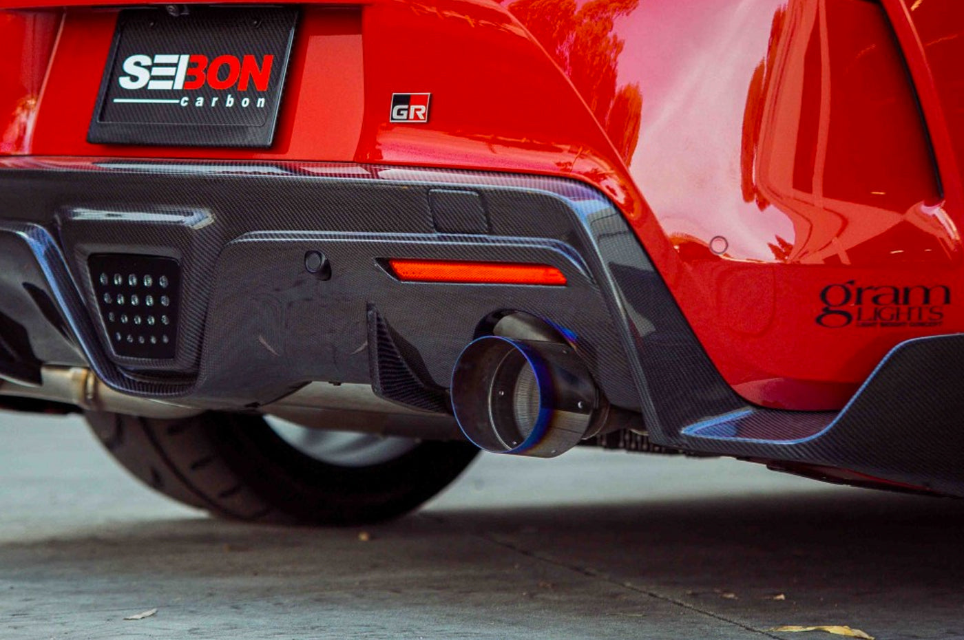 RD20TYSUP Seibon Supra GR Carbon Fiber Rear Diffuser