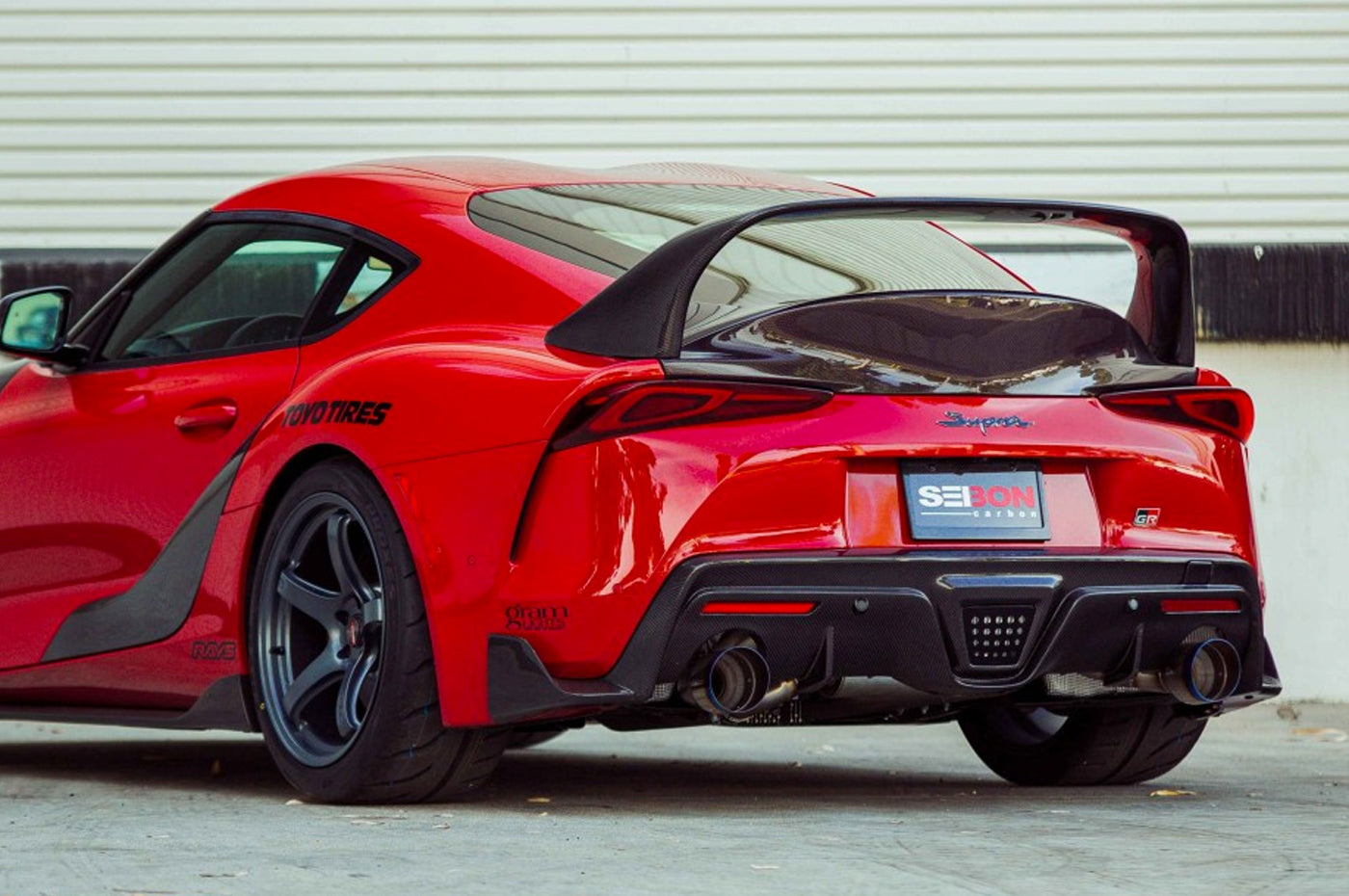 RD20TYSUP Seibon Supra GR Carbon Fiber Rear Diffuser