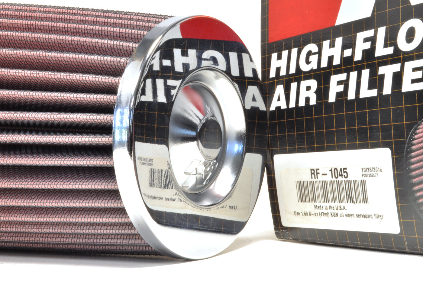 K&N Universal Air Filter 3.5in ID x 8 Tall (RU-1045)