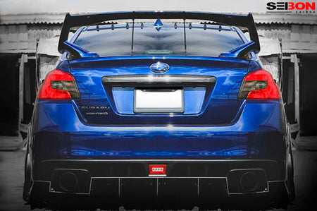 Seibon Carbon Fiber Trunk Garnish (Gloss) for 15-21 WRX/STi (RG15SBIMP)