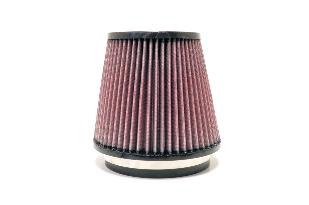 K&N Universal Air Filter 5in ID x 5.6 Tall Carbon Top (RP-5113)