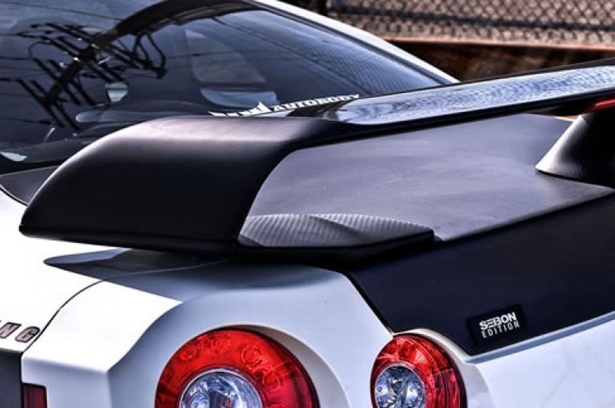 Seibon Carbon Fiber Spoiler VS Style Dry for R35 GTR (RS0910NSGTR-VS-DRY)