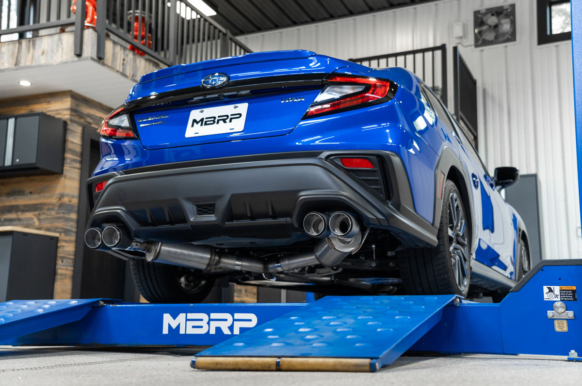 MBRP Cat-Back Dual Exit Street Exhaust for 2022+ WRX