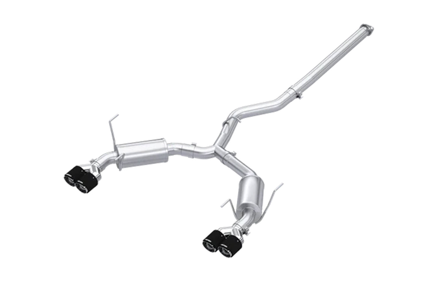 MBRP Cat-Back Dual Exit Street Exhaust for 2022+ WRX (S48073CF Carbon Fiber Tips)