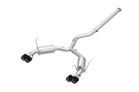 MBRP Cat-Back Dual Exit Street Exhaust for 2022+ WRX (S48073CF Carbon Fiber Tips)