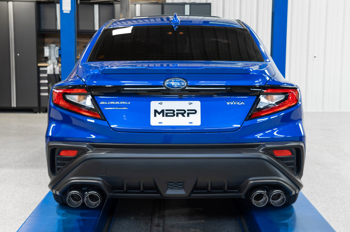 MBRP Cat-Back Dual Exit Race Exhaust for 2022+ WRX (S48083)