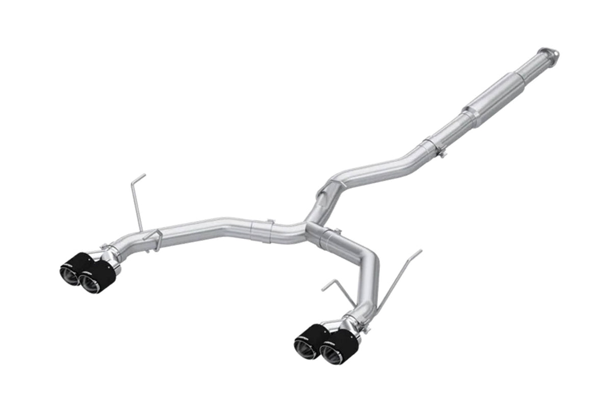 MBRP Cat-Back Dual Exit Race Exhaust for 2022+ WRX (S48083CF Carbon Fiber Tips)
