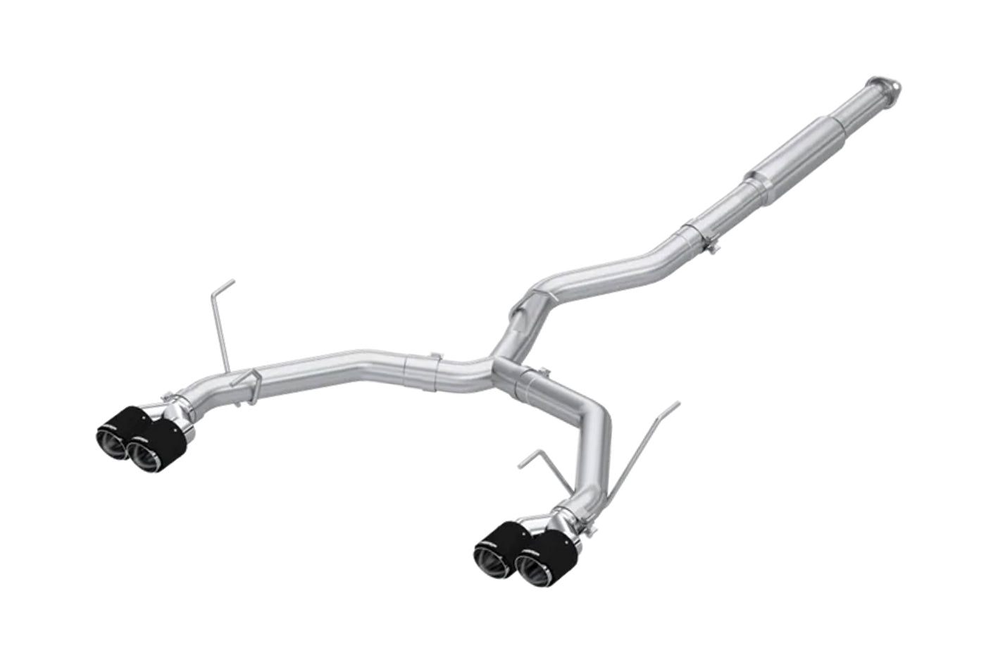 MBRP Cat-Back Dual Exit Race Exhaust for 2022+ WRX (S48083CF Carbon Fiber Tips)