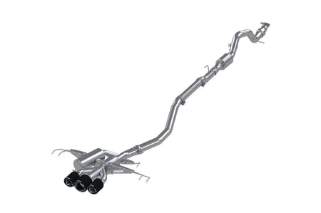 MBRP Cat-Back Triple Exit Exhaust for 17+ Civic Type R (with Carbon Fiber Tips S49013CF)