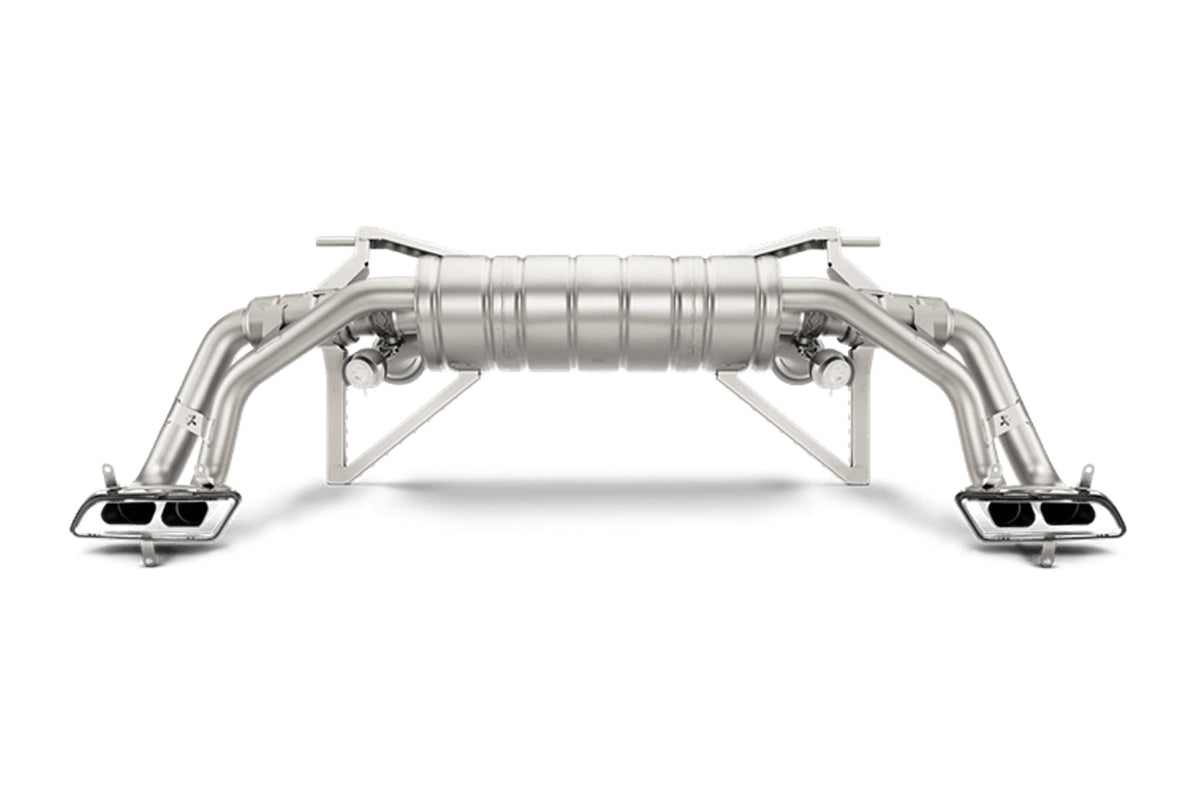 Akrapovic Slip-On Titanium Exhaust for 2016-2018 Audi R8 (S-AUR8SO3-T)