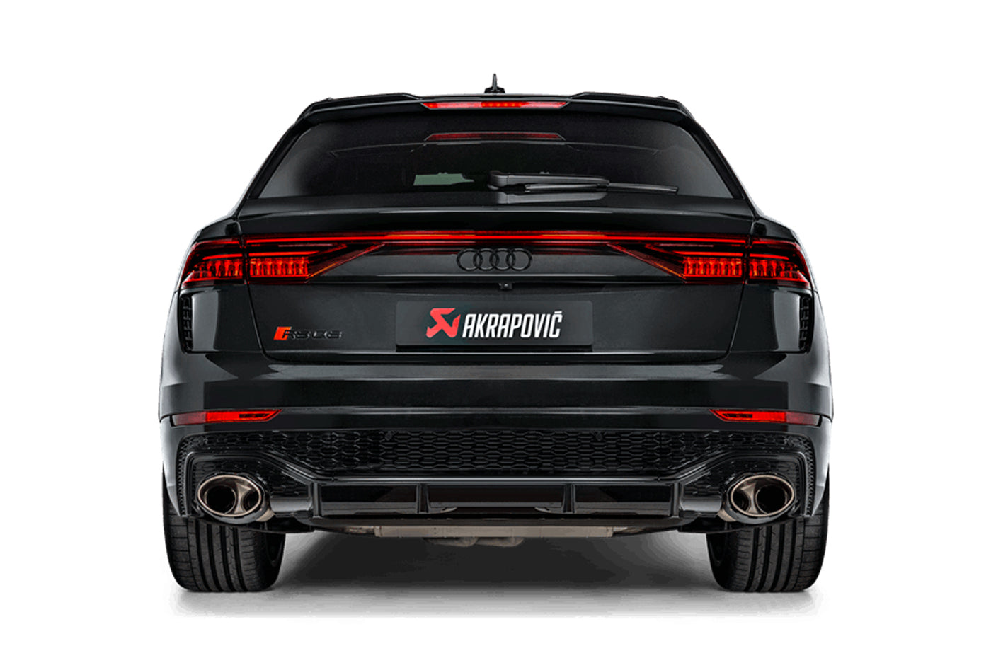 Akrapovic Slip-On Titanium Exhaust for 2020 Audi RSQ8 (S-AU/TI/16H)